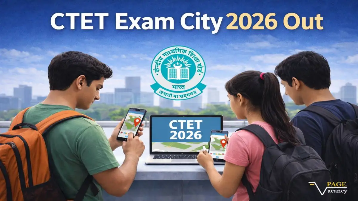 CTET 2026 Exam City Slip Released: Download Link & Steps