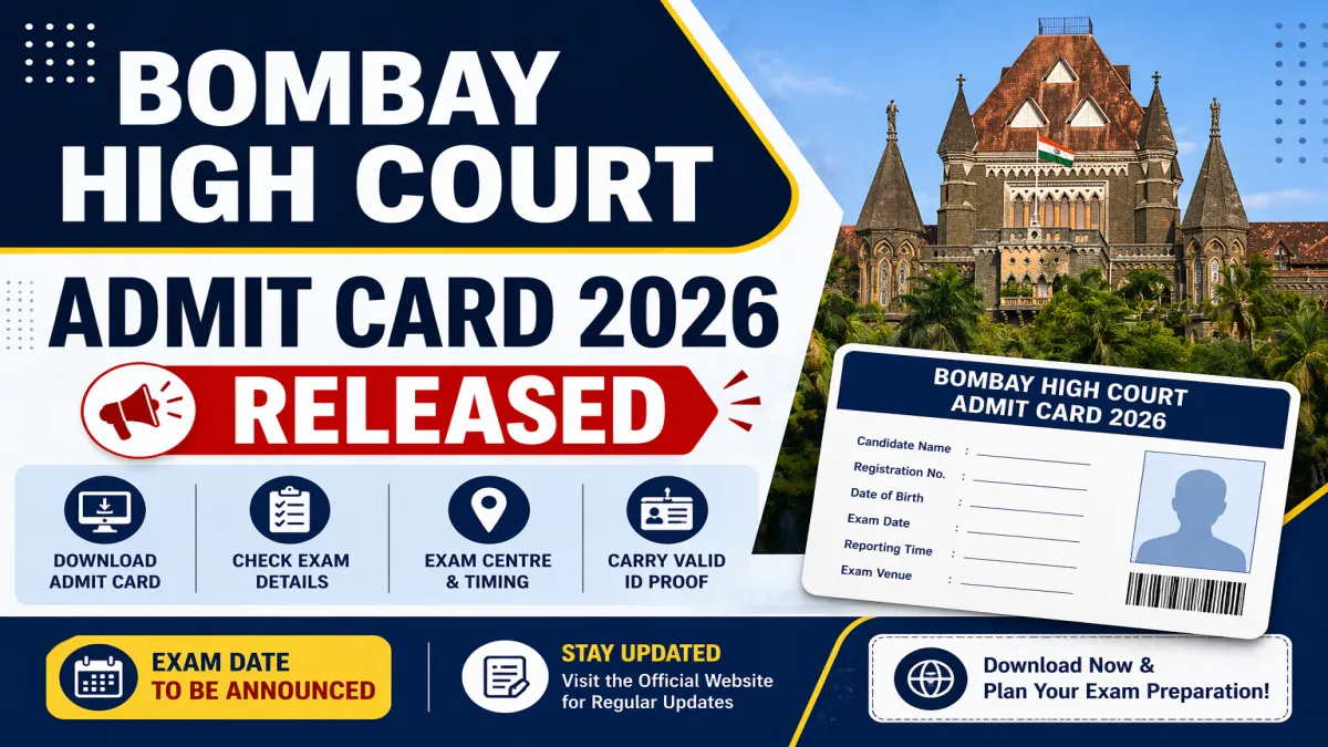 Bombay High Court Admit Card 2026 Download