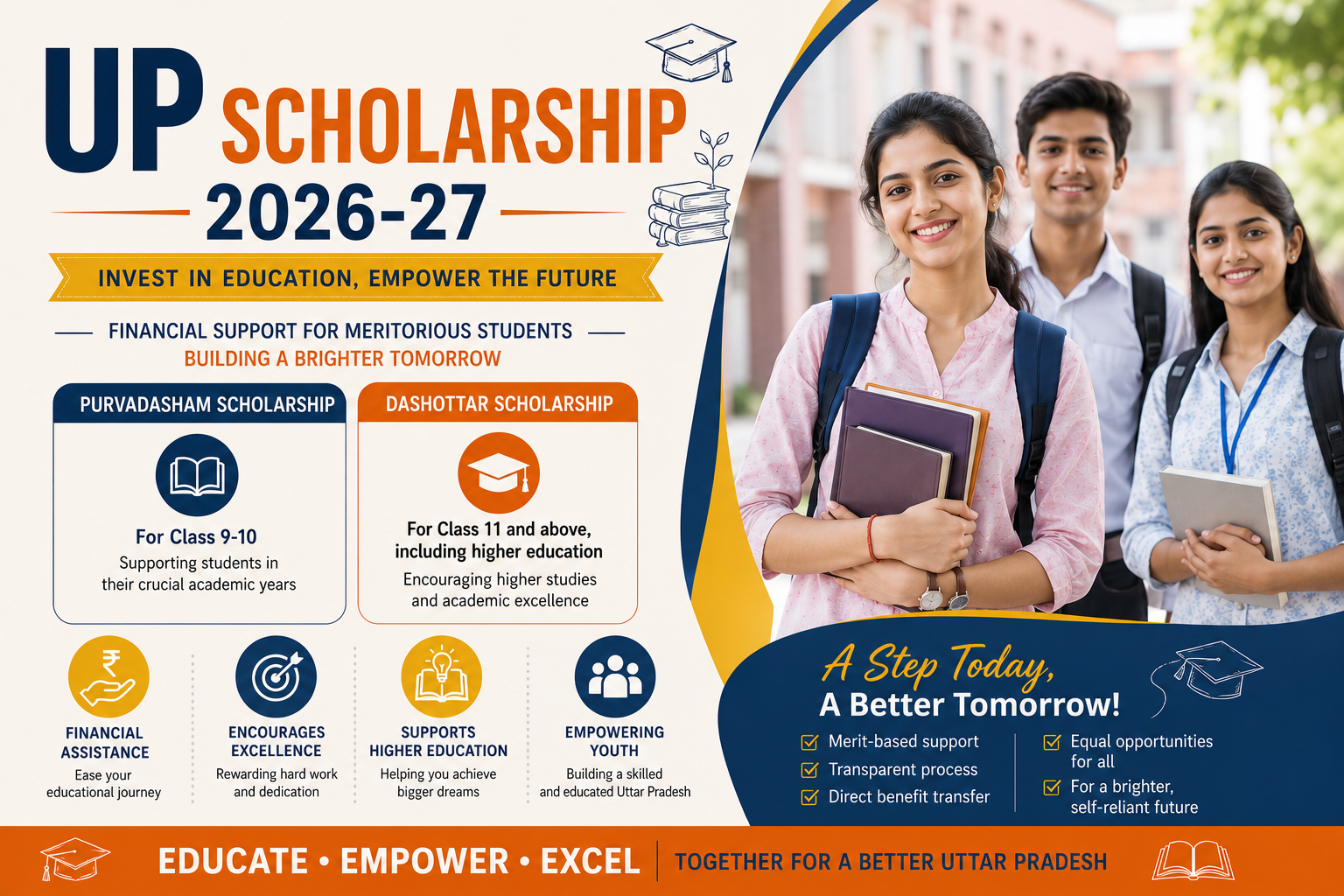 UP Scholarship 2026-27: Full Timetable Released