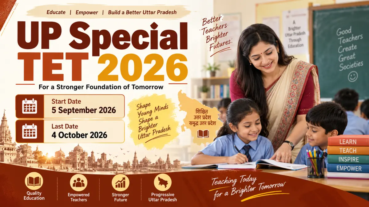 UP Special TET 2026 Online Form