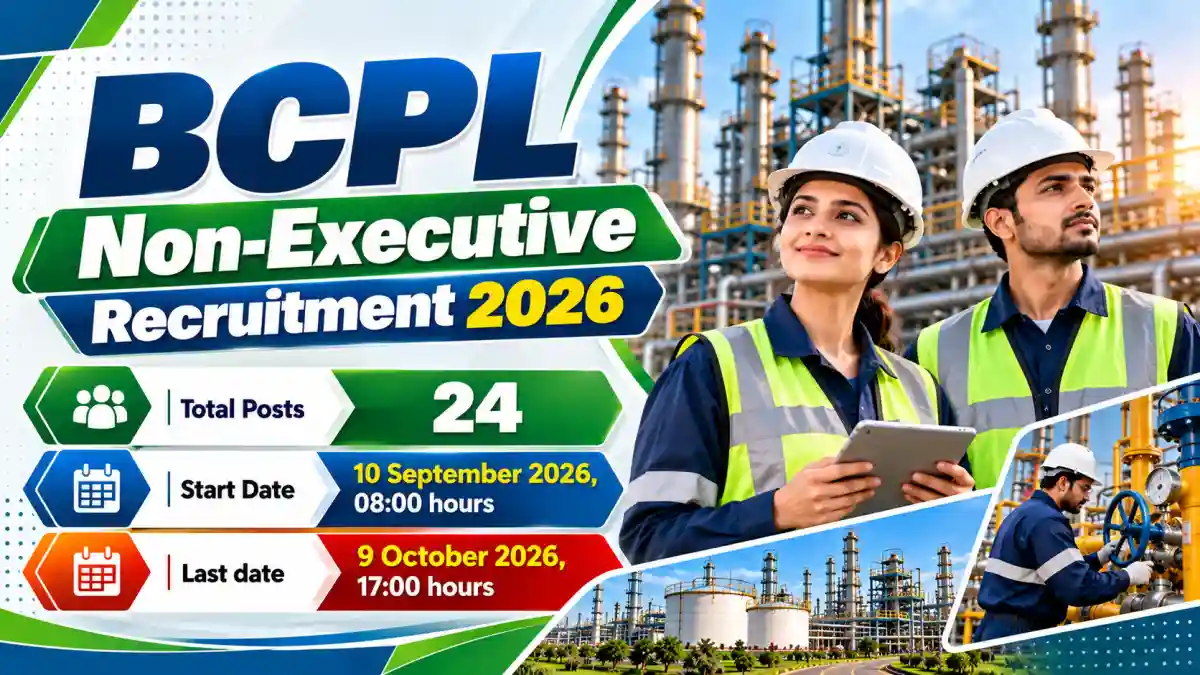 BCPL Non-Executive Recruitment 2026 - 24 Posts